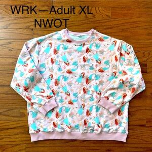 Wild Rich Kids, Disney The Little Mermaid Sweatshirt, Adult XL